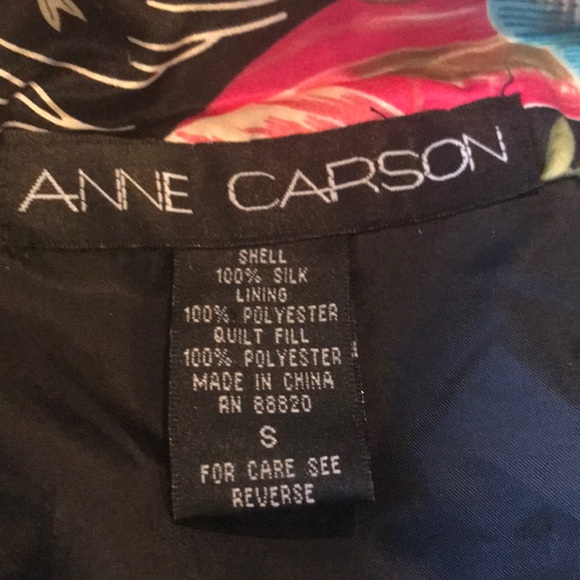 NWOT Small Anne Carson Silk Blazer / Jacket 💕 - Picture 3 of 7